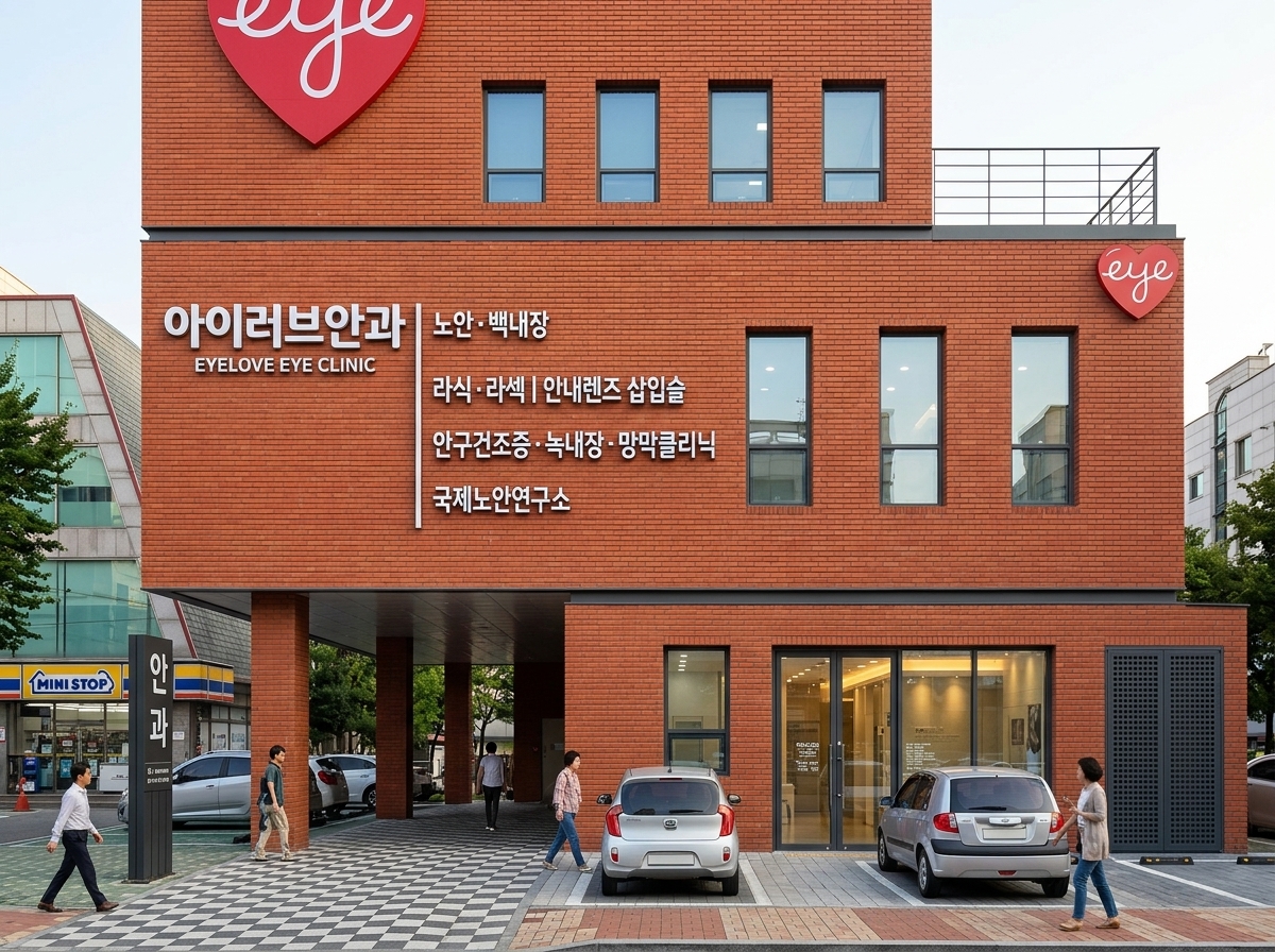 아이러브안과 병원 근접 투시도