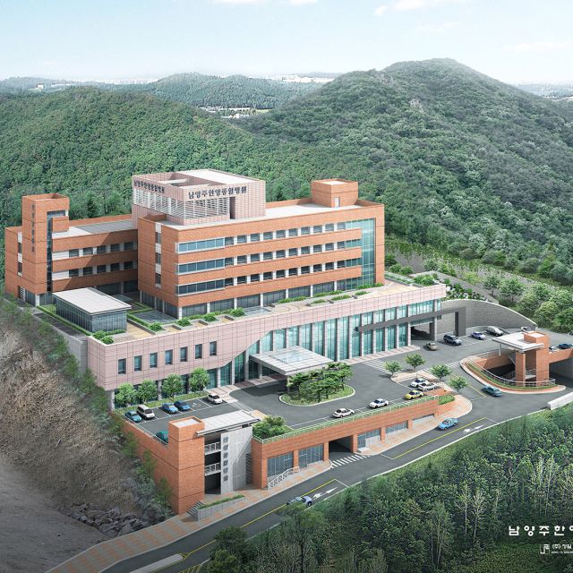병원 조감도 제작 사례 | 남양주한양병원,경기도 남양주시 오남읍 양지로 47-55 | 엔조감도